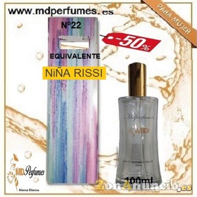 Oferta 10€ Perfume Mujer NiÑA RISSI  Gama Equivalente